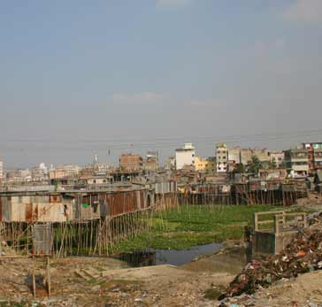 dhaka shanty town